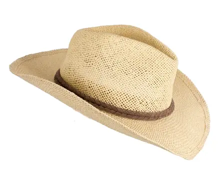 Straw cowboy hat