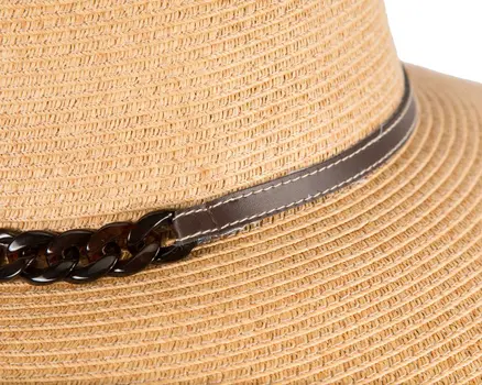 Tan summer sun beach hat