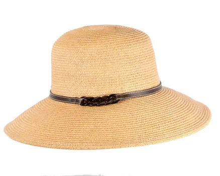 Tan summer sun beach hat