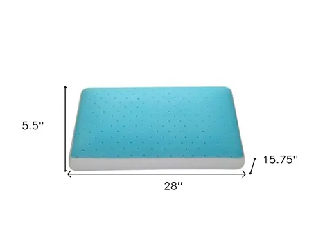Cool Gel Memory Foam Queen Size Bed Pillow