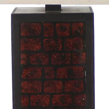 31" Black Metal Bedside Table Lamp With White Shade