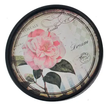 Set Of Two Black Framed Distressed Wall Art