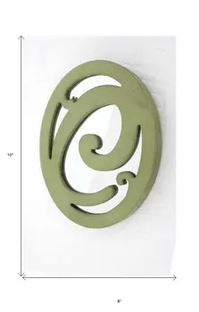 Green Wood Wall Decor