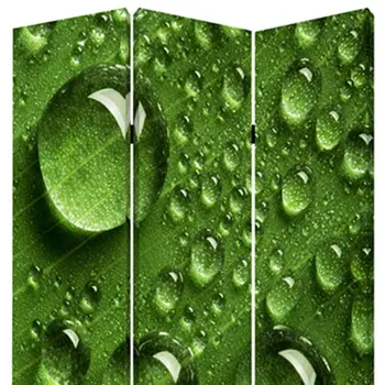 48" X 72" Multi Color Wood Canvas Rain  Screen