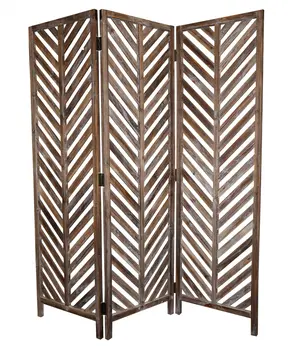 63 X 72 Brown Wood  Screen