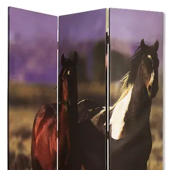 48" X 72" Multi Color Canvas  Screen With Nurturing Mare