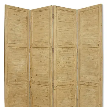 76" X 84" Yellow Wood Screen