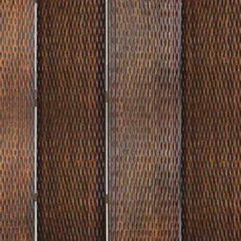 84" X 84" Brown Wood  Screen