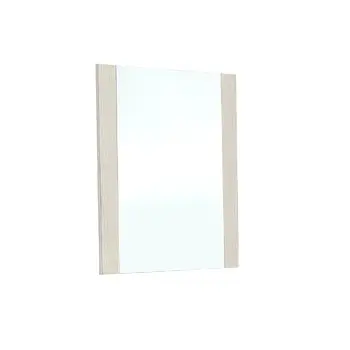 41" Beige Wood Framed Mounted Dresser Mirror