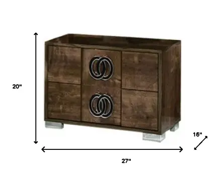 20" Wood Nightstand