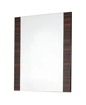 45" Ebony Wood Framed Accent Mirror