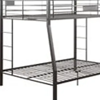 Black Twin Over Full Bunk Bed