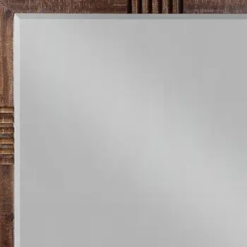 Reclaimed Oak Finish Rectangular Mirror