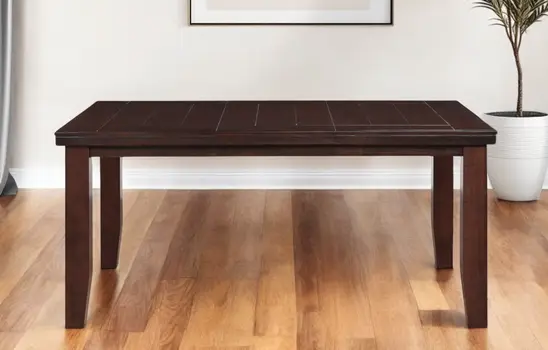 48" Dark Brown Dining Table