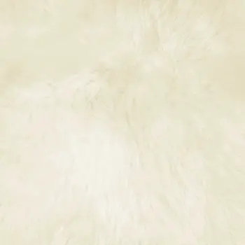 18" Natural Sheepskin Throw Pillow