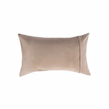 12" X 20" Brown and White Cowhide Throw Pillow