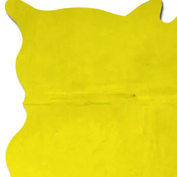 72" X 84" Yellow Cowhide - Rug