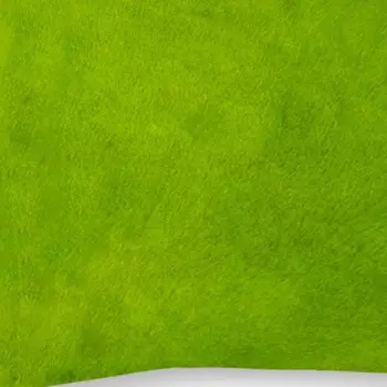 12" X 20" Lime Green Cowhide Throw Pillow