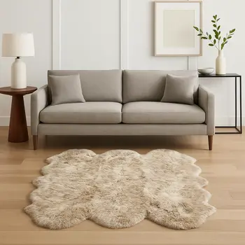 Gradient Chocolate Animal Print Area Rug