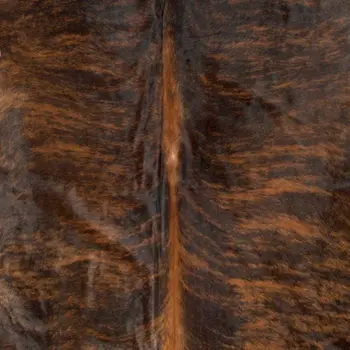 6' X 7' Brown And Black Cowhide Cowhide Print Area Rug