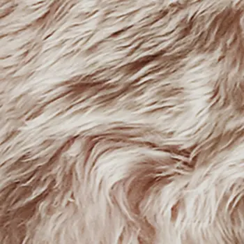 4' X 6' Pink Genuine Sheepskin Shag Area Rug
