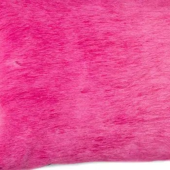 12" X 20" Fuschia Cowhide Throw Pillow