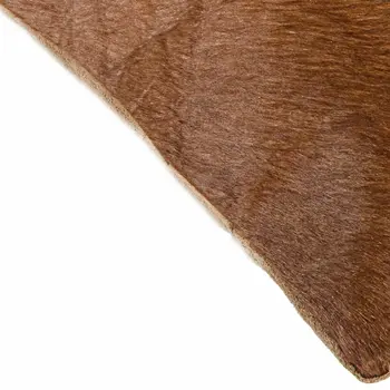 18 X 18 Brown Cowhide Throw Pillow