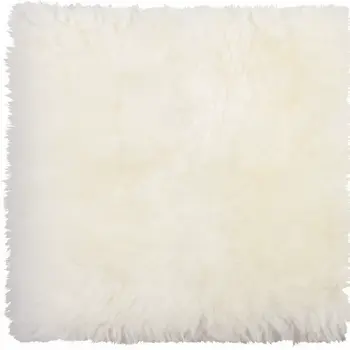 17" X 17" White Synthetic Solid Color Pad
