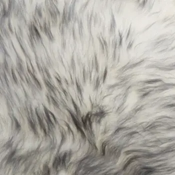 17" X 17" Gray Genuine Sheepskin Chair Pad