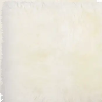17" X 17" Off White Synthetic Solid Color Pad