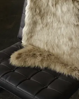 2' X 3' Tan Shag Area Rug