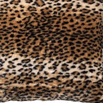 Set of Two 18" Black and Orange Faux Fur Throw Pillow