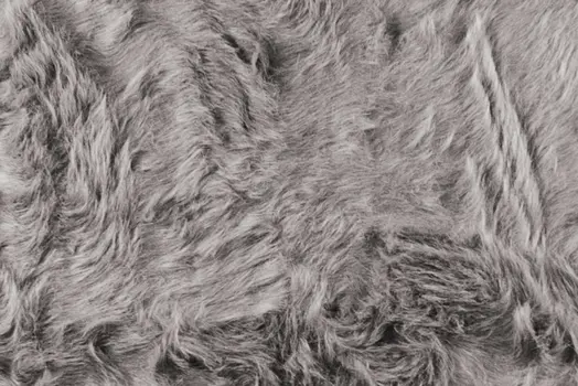 6' Gray Shag Area Rug