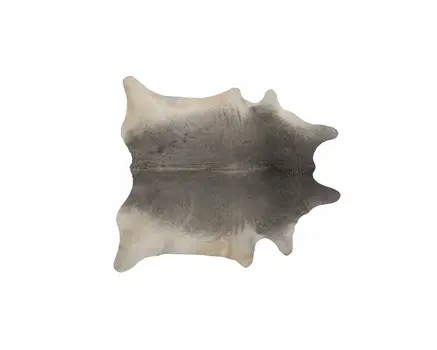 5' X 7' Gray Cowhide Area Rug