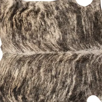 5' X 7' Brown And Black Cowhide Area Rug