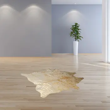5' X 7' Natural Cowhide Area Rug
