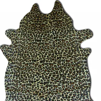 5' X 7' Brown And Black Cowhide Area Rug