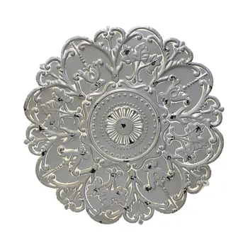 28" X 28" Gray Metal Novelty