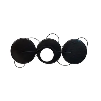 47" Bronze Silver and Gold Circles Metal Wall Decor