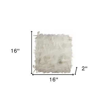 16" X 16" Off White Acrylic Solid Color Pad