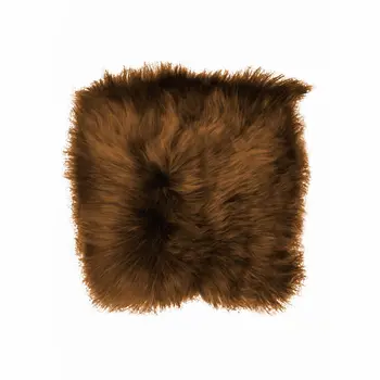 15" X 15" Brown Synthetic Solid Color Pad