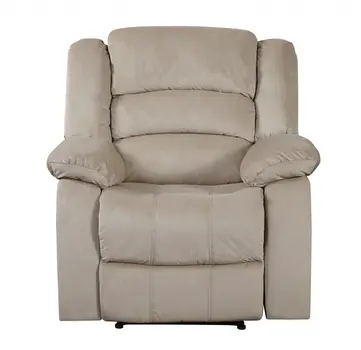 40" Contemporary Beige Fabric Chair