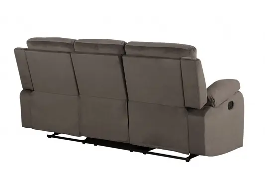 40" Modern Brown Fabric Sofa