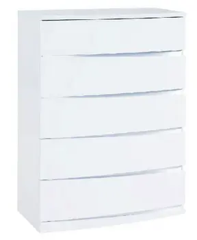 32" Exquisite White High Gloss Chest