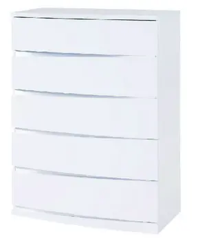 32" Exquisite White High Gloss Chest