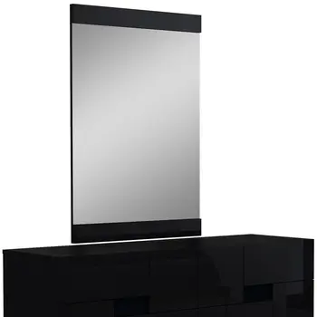 30" Superb Black High Gloss Dresser