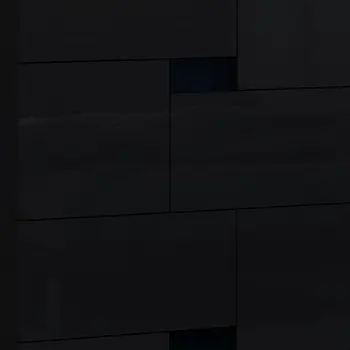 44" Superb Black High Gloss Chest