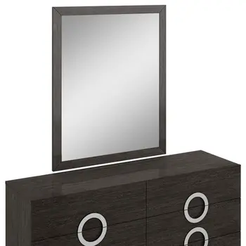 31" Refined Grey High Gloss Dresser