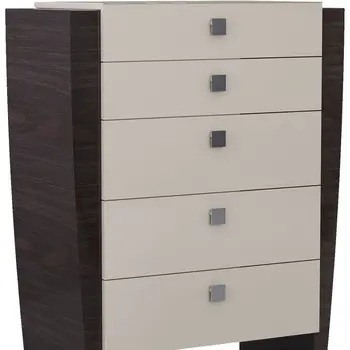 48" Refined Beige High Gloss Chest