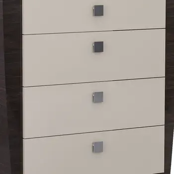 48" Refined Beige High Gloss Chest